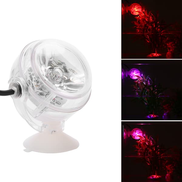 Vedenpitävät akvaarion mini-LED-kohdevalot, upotettava akvaariolamppu