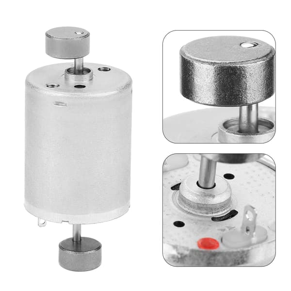 DC Dubbelaxel Stark Vibrationsmotor 12V 31mm Längd