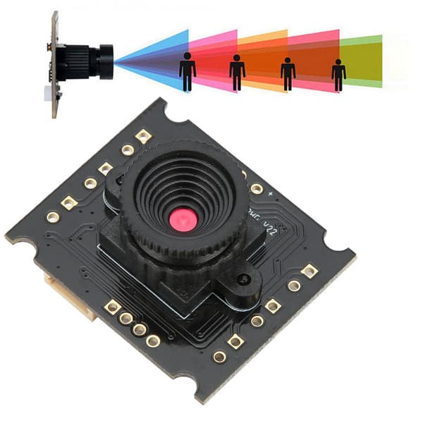 Kameramodul HD USB-interface HBV‑W202012HD til WinXP/Win7/Win8/Win10/OS X/Linux/Android