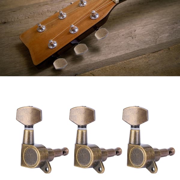 6R Gitarrstämskruvar och mekanik för akustisk/elektrisk gitarr