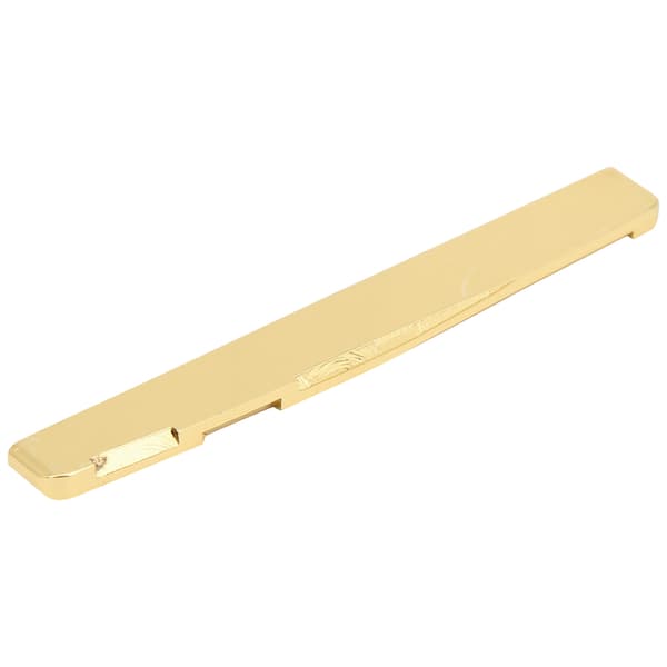 Gyllene mässing 6-strängad akustisk gitarrstallmutter och sadelkit, 74 mm sadel, 1 mutter 1 sadelset