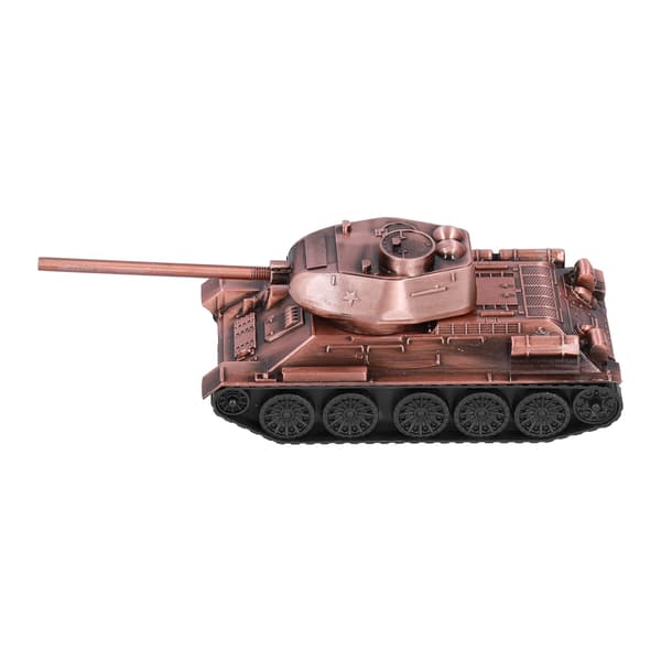 Militär stridsvagnsmodellprydnad, retrodesign, slitstark samlarinredning för present, souvenir och utställning