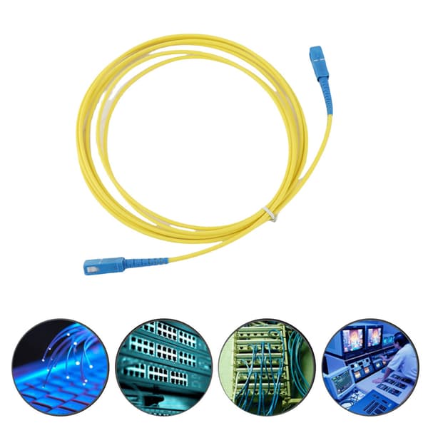 SC-SC Fiberoptisk Patchkabel Simplex 3m PVC