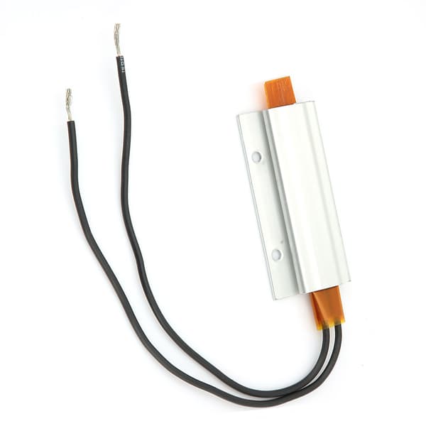60*28*7mm PTC-varmeelementplade med aluminiumshus, termostatisk varmer (12V/60℃)