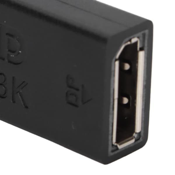 Displayport Extender Adapter, Slidstærk, Nem at bruge, Kompakt og bærbar forbindelse