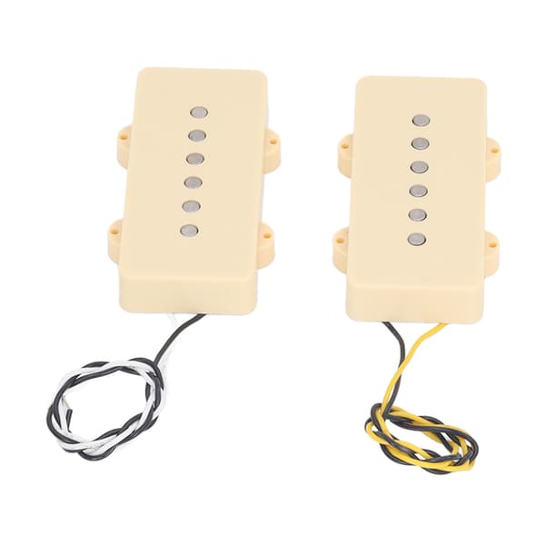 2 st Alnico 5 Klar Ljud Single Coil Elgitarr Pickup Set Kompatibel Jazzmaster
