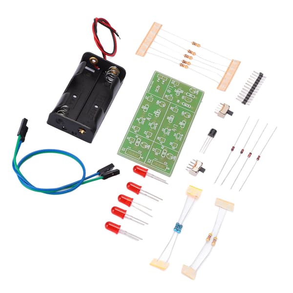 Diskret komponentgrindkretskit Analog krets Slitstark ABS DIY elektronikkit för experimentell träning
