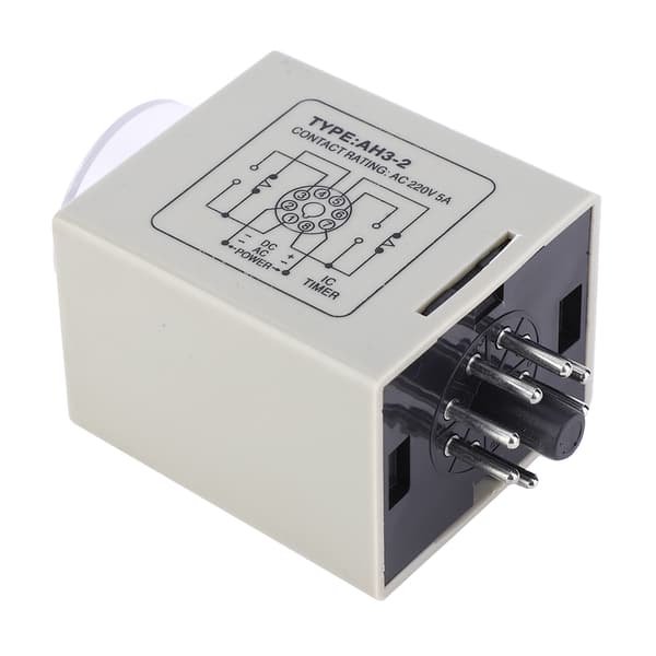 AH3-2 Tidsrelæ Mini Forsinkelsescontroller Timer AC 220V til Automatisk Kontrolsystem 30S
