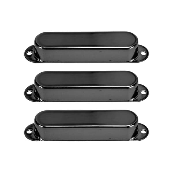 3-pack elgitarr single coil pickup-skydd koppar svart musikdelar set kit