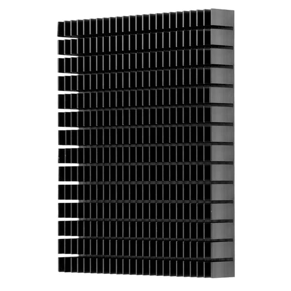 Køleplade Aluminium Køler Køleplade Radiator 150x120x20mm til CPU Forstærker PCB Blå