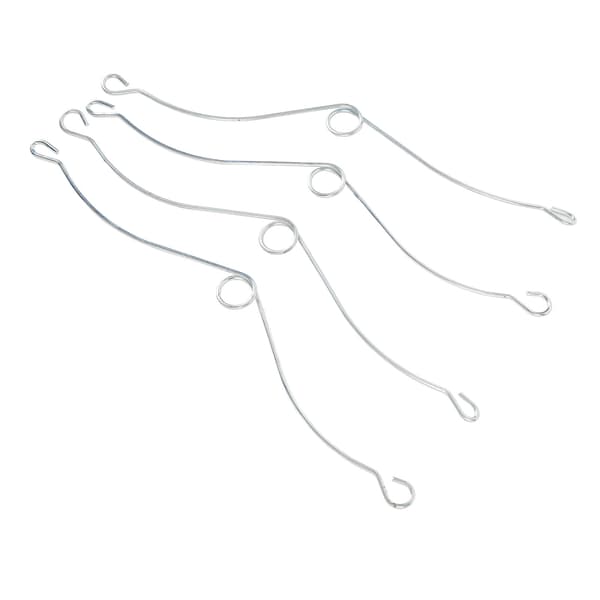 4 st järngallerfjäderklämmor Hållbara, robusta badrumsfläktkåpsfästen för ventilationsfläkt