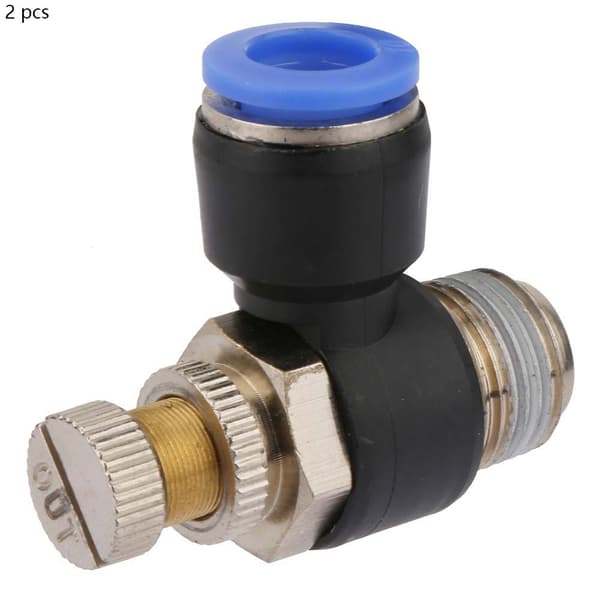 2st Rör Luftflödeshastighetsregulator Pneumatisk Kopplingsventil SL10-03