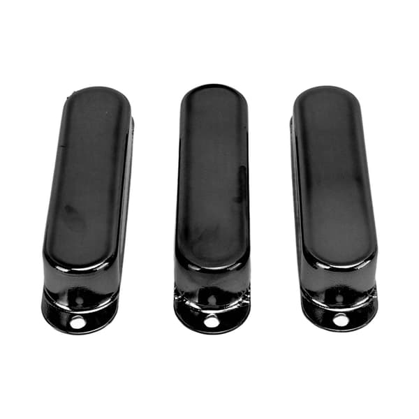 3-pack elgitarr single coil pickup-skydd koppar svart musikdelar set kit