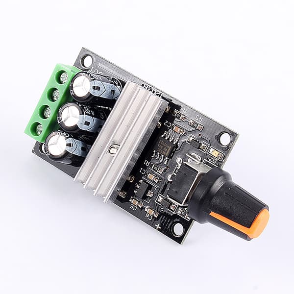 DC6-28V 3A Variabel Motorhastighed PWM Justerbar Regulator Controller Switch+Knob