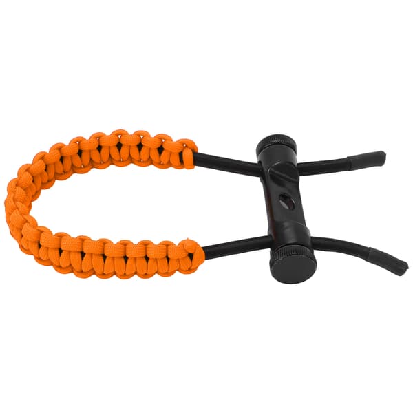 Justerbar flätad handledsrem för compoundbåge, bågskytteträning, orange, en storlek