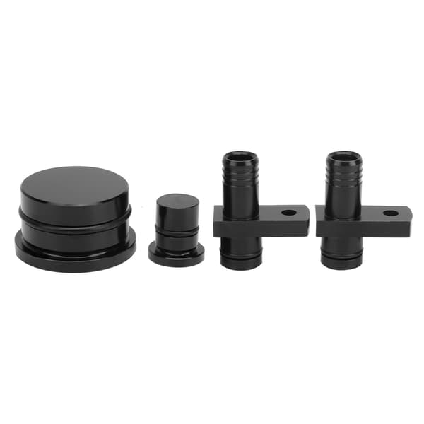 PCV-omdirigeringssæt med port- og resonanspropper til Duramax 6.6L 04.5-10, sort