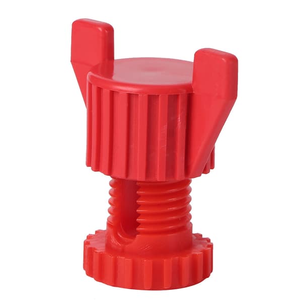 Plastskruvmuttersats för ventilationsfönster, fästutrustning, lantbrukstillbehör, röd 20 st