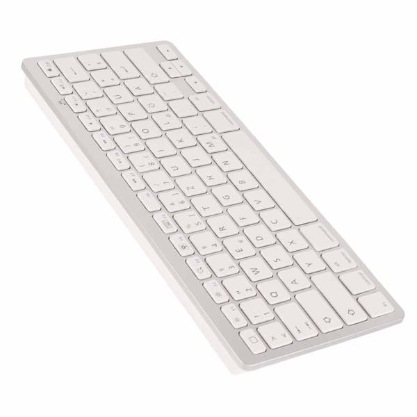 Bluetooth-tangentbord Trådlöst Ultratunt Bärbart Tyst Universellt för iOS Android Windows Bärbar dator PC