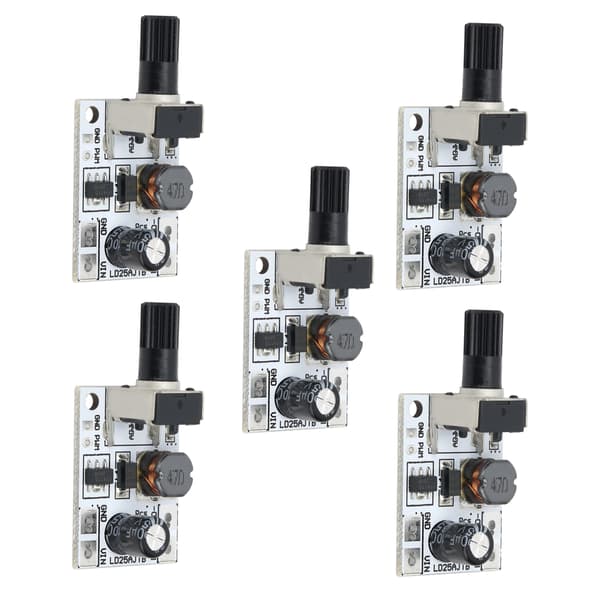 5 stk. DC 6-24V 20W Justerbar Lysstyrke LED Driver Switch PWM Lysdæmper Controller