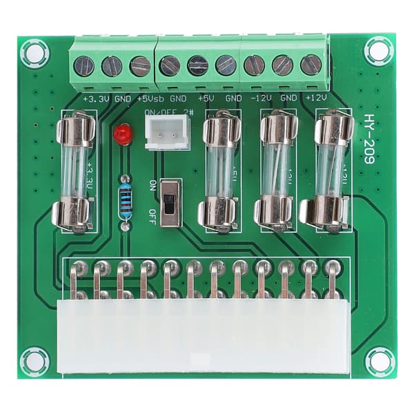 ATX Power Board Computerforsyning Adaptermodul 20Pin 24Pin til Computer Benchtop Desktop