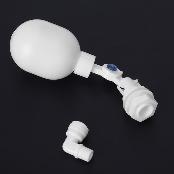 Mini justerbar flydeventil i plast til akvarium RO DI omvendt osmose-system