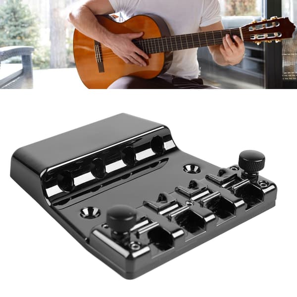 Gitarrstall 4-strängad metallstränghållare för elbasgitarr GA1029