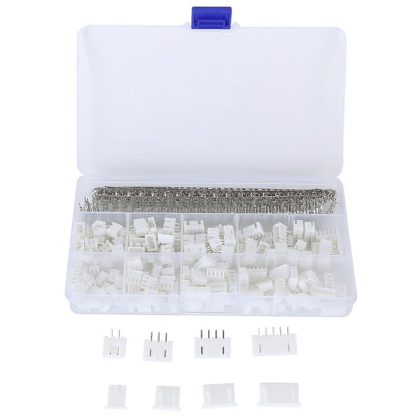 560 stk. Pin Header Terminaler Elektrisk Ledningskrympestik Huse Sortimentssæt 2,54 mm