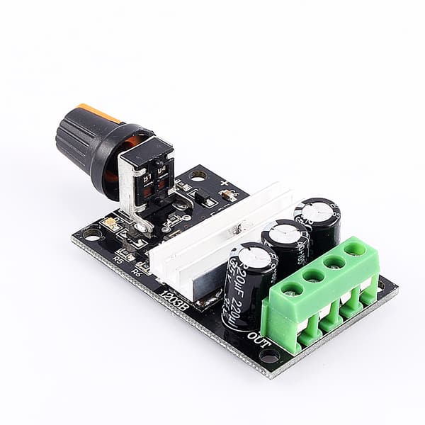 DC6-28V 3A Variabel Motorhastighed PWM Justerbar Regulator Controller Switch+Knob