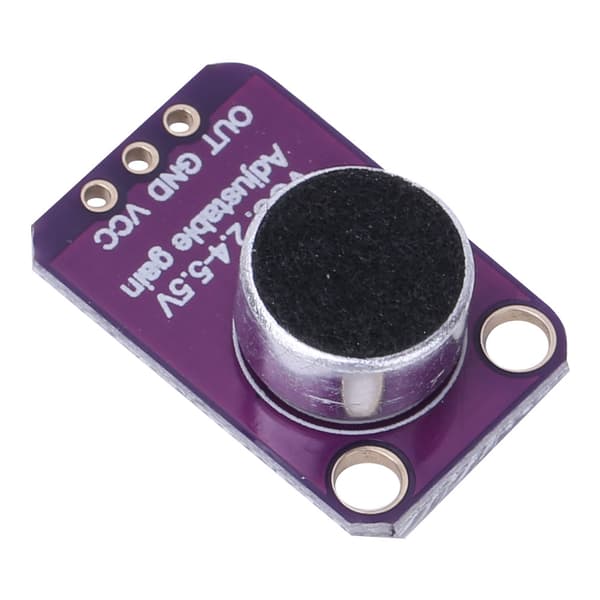 MAX4466 Mikrofonforstærkermodul Lydsensor 2.4V til 5.5V Mikrofonforforstærker