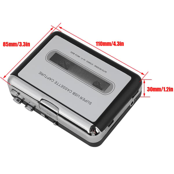 Kassette til PC-konverter MP3 CD Audio Capture Digital musikafspiller