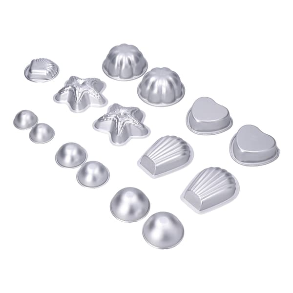 Professionel kagebageform i aluminiumslegering, bærbar DIY badebombeformssæt #13