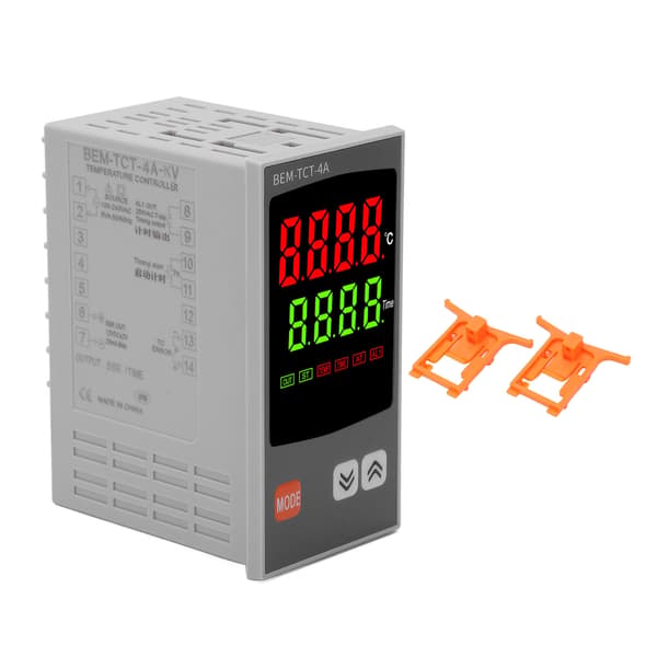 PID Temperaturregulator 7-segments LED-display PID Termostatregulator för industriell utrustning AC 100‑240V