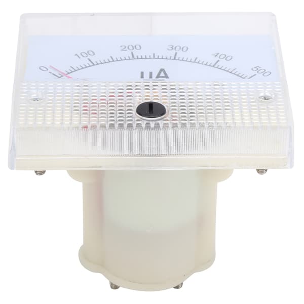 85C1 DC 0~500UA ABS Pointer Amperemeter Ampere Meter Panel Høj Nøjagtighed Strømmåler