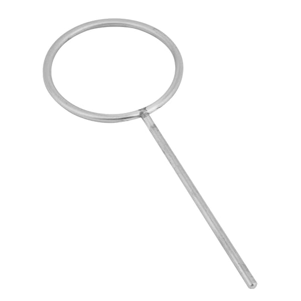 100 mm laboratorieunderstøttelse i rustfrit stål med lukket ring