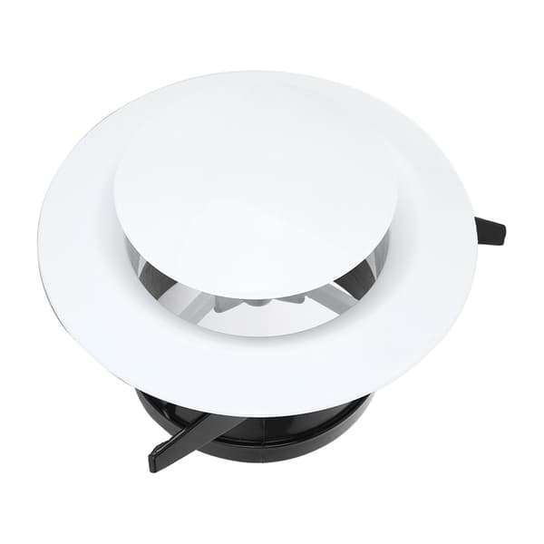 Loftdiffuser Udsugnings- og Forsyningsventil Luftventil Anemostat Ventilationsslangedæksel (100mm)