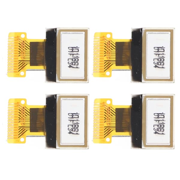 4 STK 0,49 tommer organisk lysemitterende diode displaymodul IIC-interface 64 x 32 14-bens displaymodul
