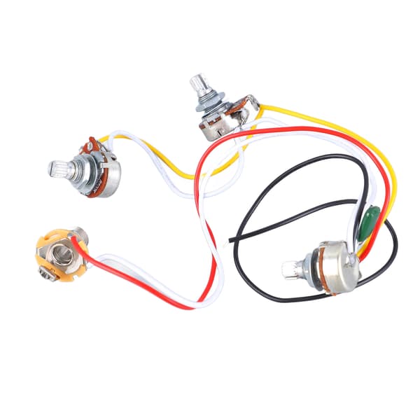 Bas Potentiometer Ledningsnet 500K Tone Volumen Controller Instrument Tilbehør