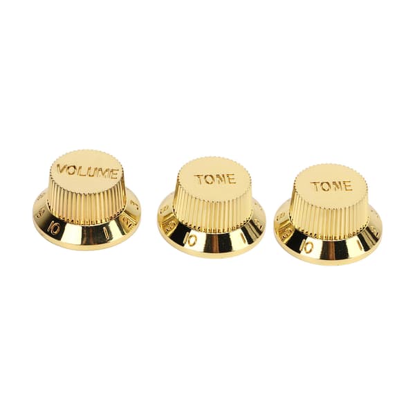 3PCS Basgitarr Volymkontrollratt Plast 2T1V Fint utförande Gitarr Potentiometerratt för ersättning