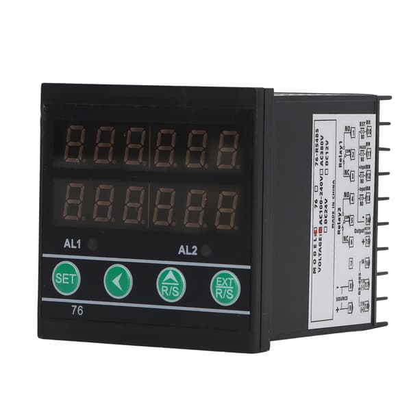 BERM 6-cifret multifunktionel tæller Industriel samlebånd LED digitalt display timermåler 100‑240VAC