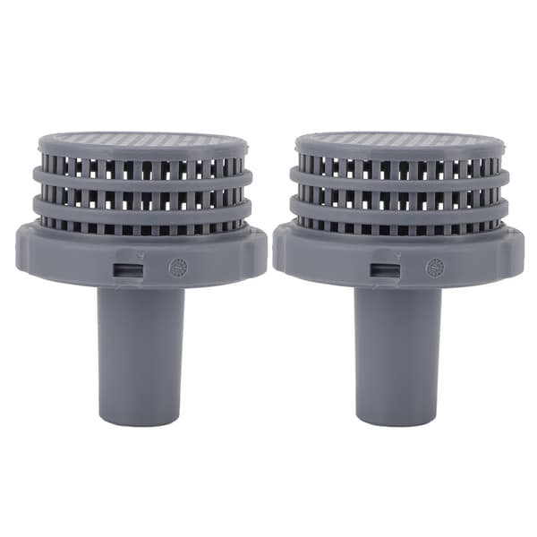 2-pack plastpoolsilkoppling 11070 11072 reservdel för Intex 25022E poolvattenutlopp