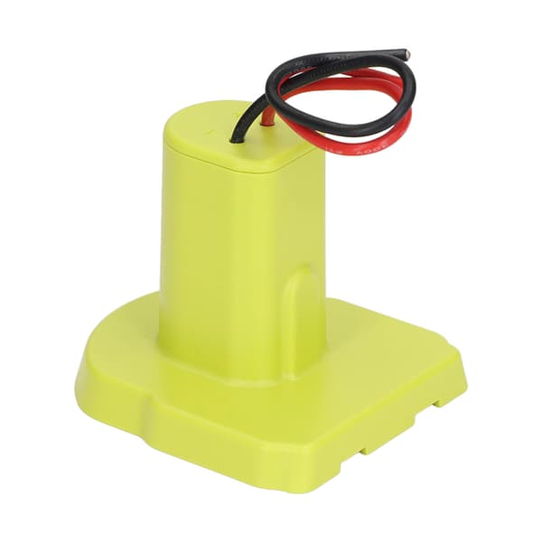 Batteristrømadapter Robust forbindelse Nem installation Korrosionsbeskyttende strømadapter til Ryobi 18V P107