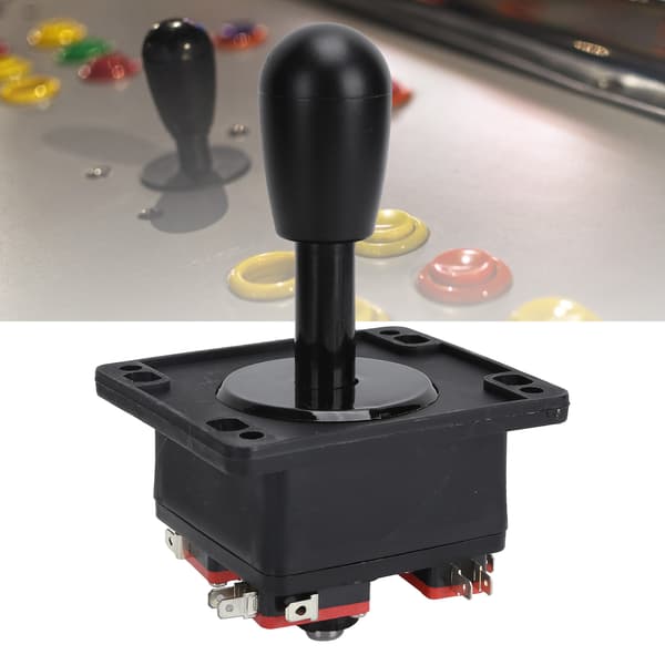 Gør-det-selv Arcade Joystick Sæt med USB Encoder Board til PC Gaming, Sort