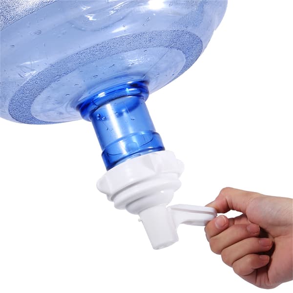 1 st plastkran vattenbyte flasktoppventil kran dispenser enkel enhet vit