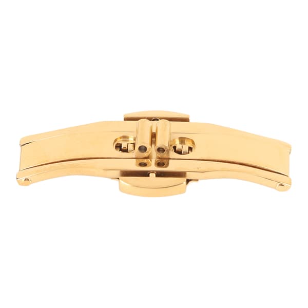 Fällbart spänne i legering och keramiskt volframstål med tryckknapp för klockarmband