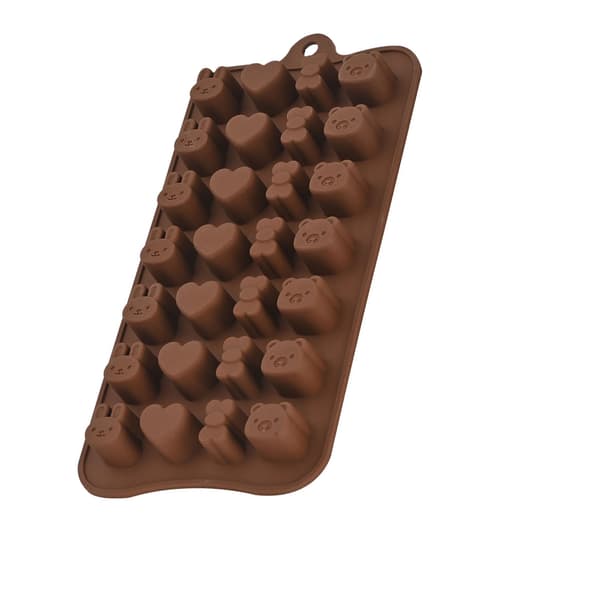 Chokolade Slikform Sød Silikone Bageform Genanvendelig til Isbit Gelé Budding CC-090