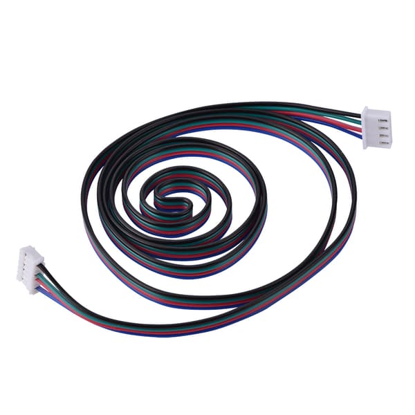 HX2.54 4-benet 6-benet hvidt dobbeltforbindelseskabel 1M til 3D-printer stepmotorledninger