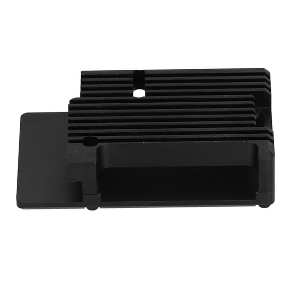 Etui til Raspberry Pi 3 Model B B+ Sort aluminiumslegering anodisk oxidation CNC-skal