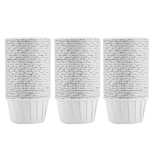 100 ST Mini Cupcakeformar Papper Runda Bakformar Muffinsformar Hemfest Bröllop#1