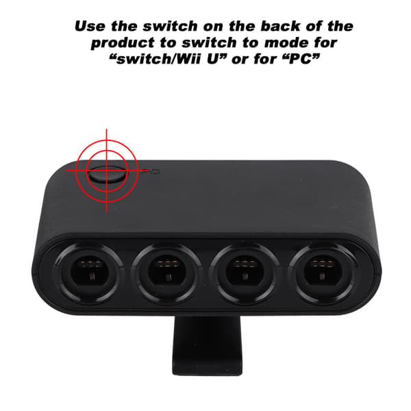 3-i-1-kontrolladapter för GameCube till Switch, Wii U, PC och Switch OLED