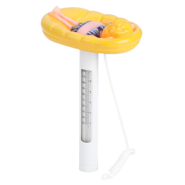Härlig tecknad form flytande pooltermometer temperaturmätare med ℉/℃ display